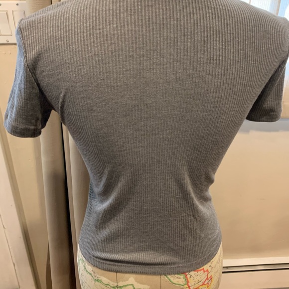 Like New Pink Victoria’s Secret Ribbed Tee Shirt - Picture 2 of 5